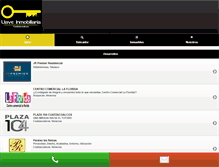 Tablet Screenshot of llaveinmobiliariacoatza.com